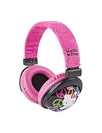 Sakar 30309 TRU ??Hello Kitty Kid Safe Auriculares para auriculares con limitador de volumen por