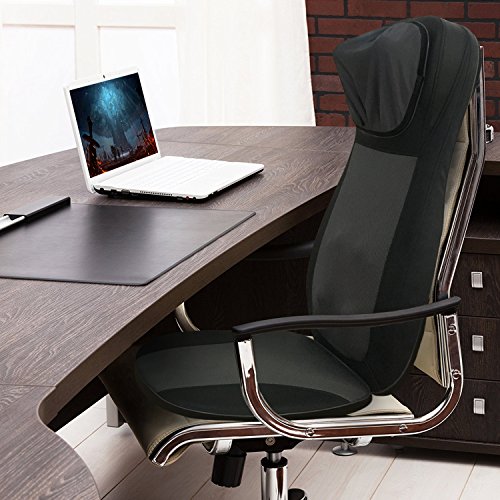 Massage Chair, Back Massager for Chair, Sotion Shiatsu, Kneading, Tapping Massage Seat Pad with Heat and Height Adjustment for Pain and Stress Relief of Neck, Back, Shoulder, Thighs and Hips - Thumbnail 5