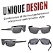 Duduma Polarized Sports Sunglasses for Men Women Baseball Running Cycling Fishing Driving Golf Sunglasses Du645