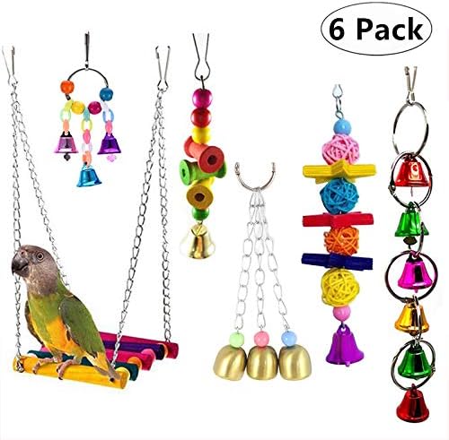 parrot toys and perches
