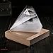 FlyWallD Christmas Gift Weather Predictor Storm Glass Bottle Diamond Creative Stylish Weather Station Forecaster Barometer, Desktop Decoration Crafts Christmas Gift of Choice (Water Droplet+Base)...