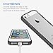 JETech Case for iPhone SE 2016 (Not for 2020), iPhone 5s and iPhone 5, Non-Yellowing Shockproof Phone Bumper Cover, Anti-Scratch Clear Back (Grey)