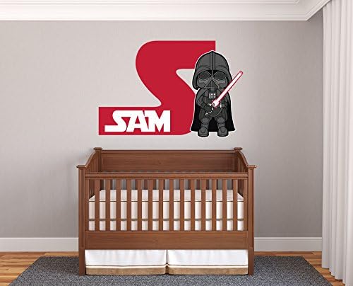 Costume Name Kids Star Wars Darth Vader Rogue One Animation Baby Darth Vader Wall Decal Sticker Vinyl Art (33''x22''(Medium))