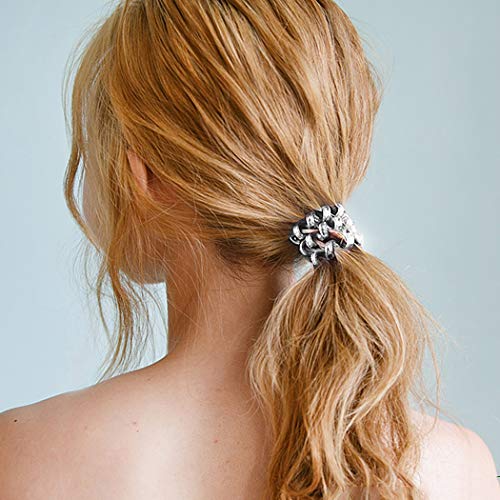 40PCS Spiral Hair Ties, Coil Hair Ties, Phone Cord Hair Ties, Hair Coils Ponytail Holder Hair Accessories for Women Girl - Thumbnail 6