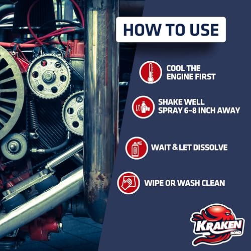 KRAKEN BOND Engine Cleaner Spray - (2x12.3 fl. Oz) Engine Degreaser for photo 10