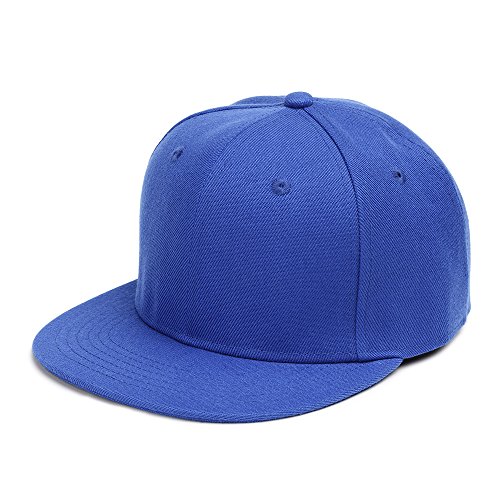 SUPERCB Unisex Baseball Cap Adjustable Pure Colour Hat Hip Hop Blue