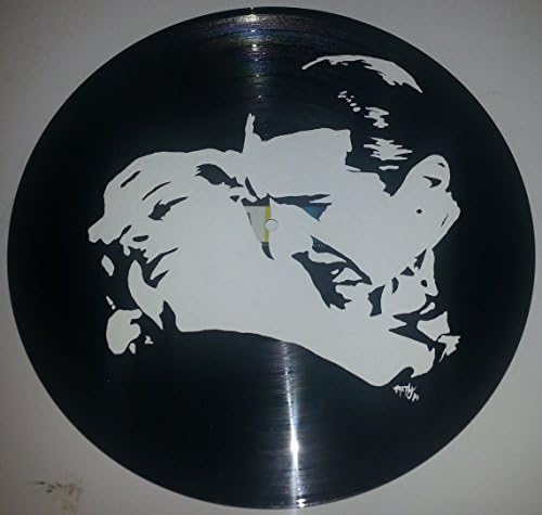 Hand painted Bela Lugosi Dracula vinyl record VERSION 2
