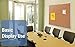 Quartet Cork Board, Bulletin Board, 2' x 1.5' Corkboard, Aluminum Frame (2301)