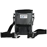 ProntoPup Dog Treat Bag Pouch for Dog Training and Walking | Holds Dog Toy, Treats, Keys, Phone | 3 Ways to Wear! Clip to Belt, Over Shoulder Bag, Around the Waist | Includes Poop Bags and Dispenser