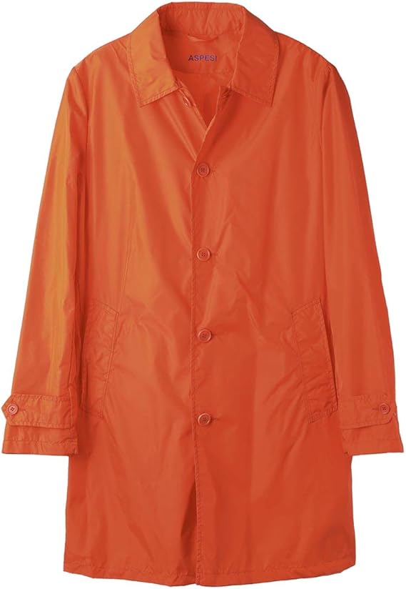 Amazon Aspesi アスペジ パッカブルナイロンステンカラーコート Limone メンズ 並行輸入品 コート ジャケット 通販
