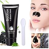 LuckyFine Blackhead Remover Mask Deep Cleansing Purifying Peel Off Blackhead Absorbing Pores Stubborn Dirt+Spoon