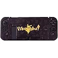 PERFECTSIGHT Protective Case Compatible with Nintendo Switch Cute Soft TPU Anti-Slip Skin Grip Cover, Kawaii Pika Hard Shell Dockable Case, Anti-Scratch Shockproof Slim Cover