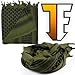 Tactical Safety Essentials Women's Shemagh Scarf, Turban Arab KeffIyeh Head Wrap Shawl, OD Green