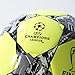 adidas Performance Finale Berlin Capitano Soccer Ball, Solar Yellow/Black/Silver, Size 5
