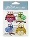 Jolee's Boutique Dimensional Stickers, Stitched Owls