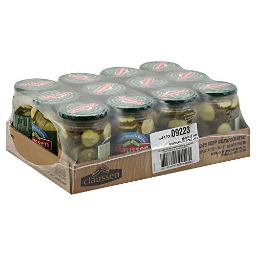 Kraft Claussen Bread N Butter Sliced Pickle Chips, 24 Ounce 12 per
