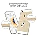 Unov Case for iPhone SE (2016) iPhone 5s iPhone 5 Clear with Design Embossed Pattern TPU Soft Bumper Shock Absorption Slim Protective Back Cover 4 Inch (Death Hallows)