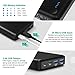 PD USB C Hubs 20100 Portable Charger RAVPower Power Bank 20100mAh 30W (Max.) Type C Port iSmart Data Transfer, USB C/Type C Output, External Battery Pack, Black