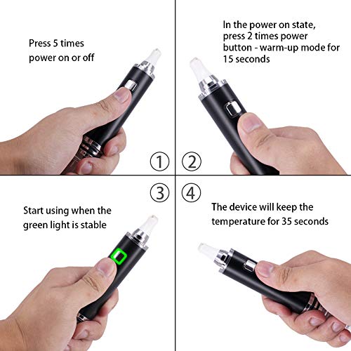 4 Vaporizer+Concentrate+Quartz+Ceramic+Carving