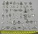 Wholesale 50pcs Bulk Lots Tibetan Silver Plated Mixed Pendants Charms Jewelry