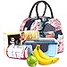BALORAY Lunch Bag for Women Stylish Lunch Tote Bag Insulated Lunch Bag Lunch Box Insulated Lunch Container (G-197S Flower)