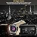 Video Camera Camcorder WiFi FHD 1080P 30FPS 24MP Infrared Night Vision YouTube Vlogging Camera Recorder 3.0 Inch 270 Degree Rotation Touch Screen 16X Digital Zoom Camcorder with 2 Batteries