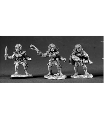 3D Printable Nora, Halfling Barmaid
