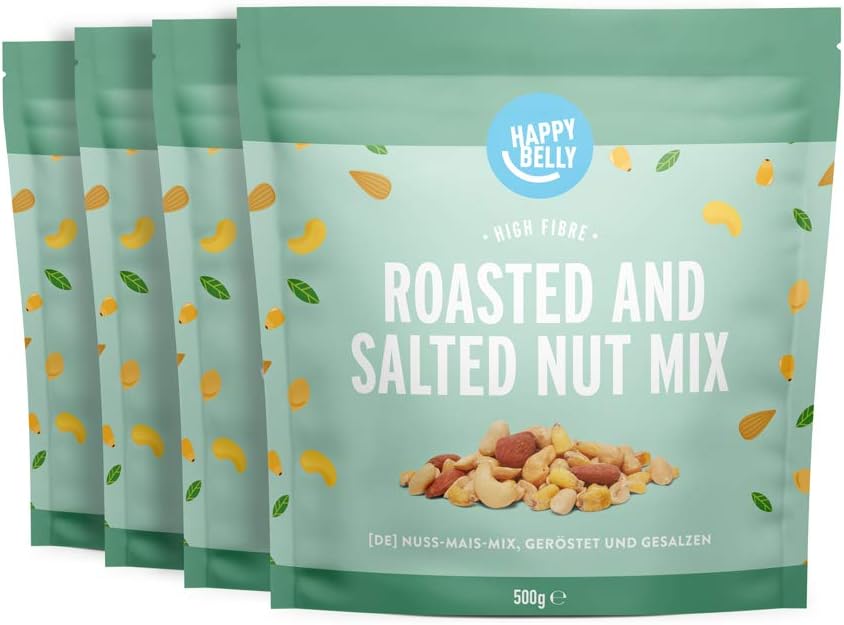 Marque Amazon Happy Belly Mélange de noix et d'arachides gillées et
