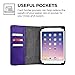 Asus Memo Pad 10 ME102A, ME103K / Smart 10 ME301T case, Cooper Diplomat Travel Carrying Portfolio Luxury Tablet Case Protective Cover PU Leather Folio with 360 Rotating Stand & Pockets (Purple)