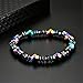 KaiKBax Colorful Hematite Chain Bracelet Unisex Magnet Health Care Hand-Woven Hand String Weight Loss Bracelet