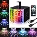 DJ Lights, SOLMORE18W DMX512 RGB LED Party Lights Sound Actived Disco Lights for Stage Lighting Wedding Birthday Karaoke Show Color Changing AC110-240V (with Remote)