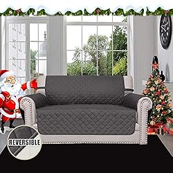 Easy-Going Reversible Loveseat Couch Cover for 2
