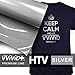 VViViD+ Silver Premium Line Heat Transfer Vinyl (1ft x 3ft)