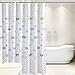 HYNAWIN Shower Curtain Liner Set Waterproof Included 12 Curtain Hooks-PEVA Curtain Liner 180 * 180cm Ocean Fish