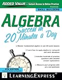 Algebra Success in 20 Minutes a Day
