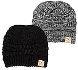 Kids (NO POM) Bundle - 1 Black, 1 Grey/Black #31