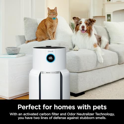 Shark Air Purifier for Home with NeverChange HEPA Air Filter, 1400 sq. ft. for Powerful Multi-Room Purification, 5-Year Filter, Filters Smoke, Captures 99.98% of Particles & Dust, HP302 - Image 10