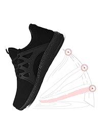 QANSI tenis deportivas de malla para hombre, ultra ligeras, transpirables, para correr, caminar, gimnasio