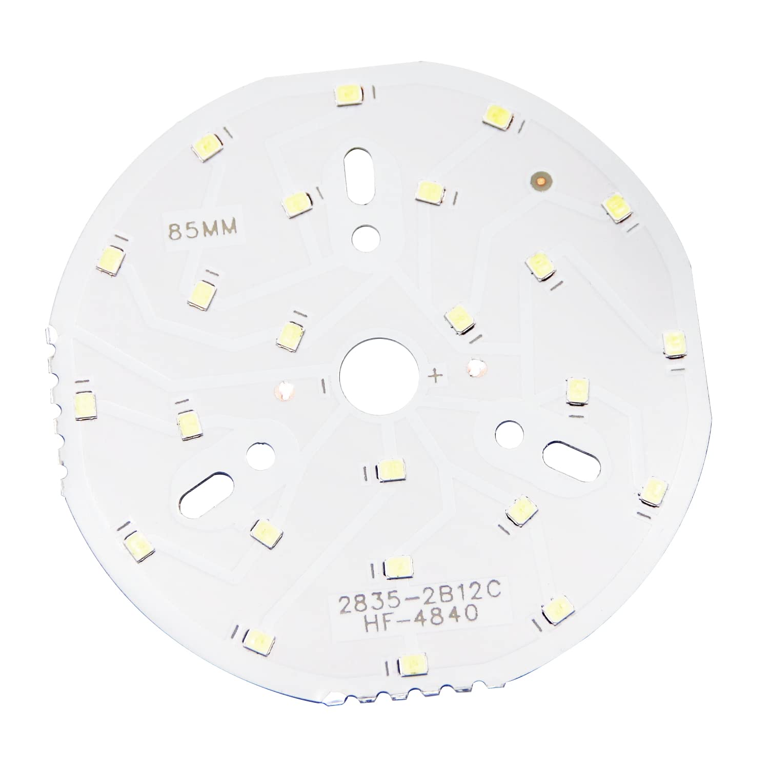 Othmro 24W Led Chip, Diameter 85mm 2835 SMD LED Chip Light Bulb Aluminum Board 72-80V, White 6500K 120lm, 1pc