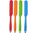 4pcs Silicone Spatula Set Heat Resistant Cake Cream Butter Spatulas Mixing Batter Scraper Non-Stick Flexible Baking Cooking T
