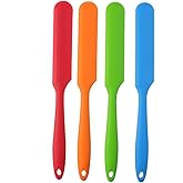 4pcs Silicone Spatula Set Heat Resistant Cake Cream Butter Spatulas Mixing Batter Scraper Non-Stick Flexible Baking Cooking T