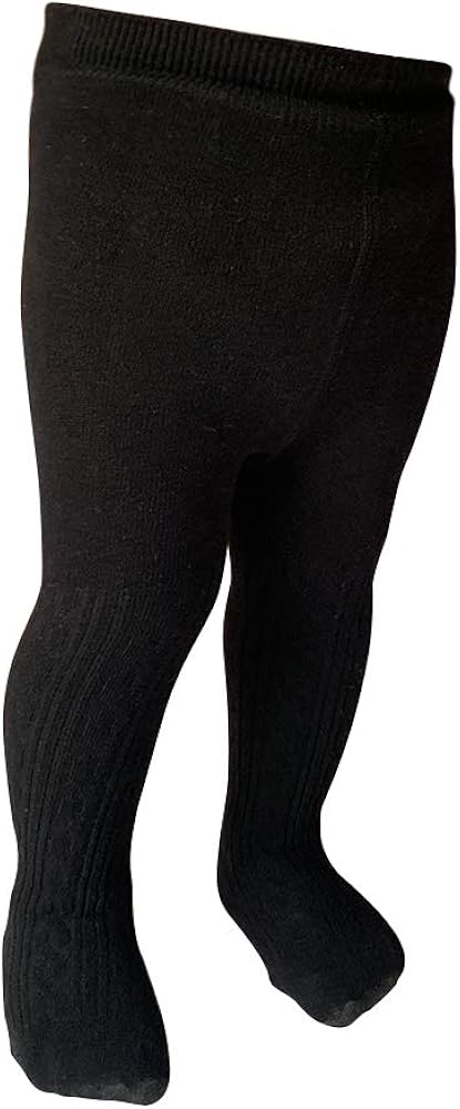 Cotton Infant Toddler Girls Tight Cable Knit Kids Pantyhose Solid Casual Baby Legging Pants: Clothing