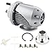 Dewhel Universal Adjustable Billet Aluminum Turbo SQV SSQV blow Off Valves BOV (Silver)