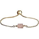 JOYEAR Amethyst Bracelet,Agate Bracelet Gemstone Bracelets for Women Stone Bracelets Gift Unisex