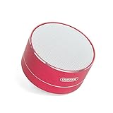 Unitek Outdoor Bluetooth Speaker, Aluminum 3W Ultra Portable Wireless Bluetooth Speakers with Micro SD TF Card Slot, FM Radio, More Bass -Pink