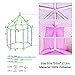 Kids Princess Castle Play Tent - UTH TENT Hexagon Play Tent For Girls Indoor Outdoor