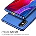 Toppix Xiaomi Mi Max 3 Case, Hard PC Backcover [Anti-Scratch] [Ultra-Light] Slim Shell Protective Cover for Xiaomi Mi Max 3 (Blue)