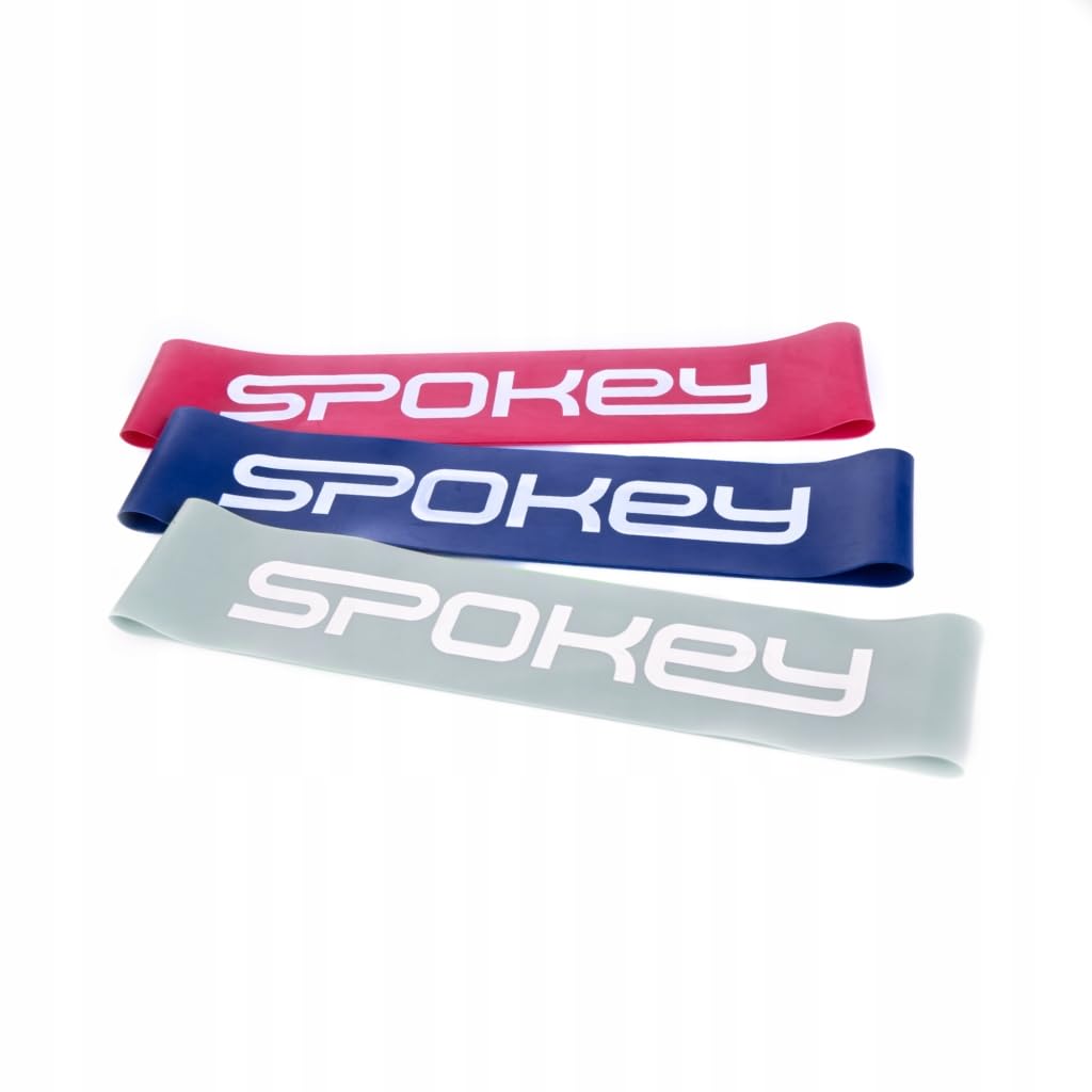 Spokey 3-Piece Set Fitness Elastic Band Exercise Band Fitness Band Expander Yoga Pilates Flex Set