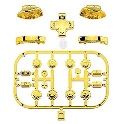 Chrome Gold D-pad ABXY Keys SR SL L R ZR ZL Trigger