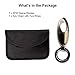 Car Key Fob Protection, Colisivan Faraday Bag Key Fob Signal Blocker Case, Keyless Entry Fob Guard RFID Blocking Pouch for WiFi/GSM/LTE/NFC/RF Blocked